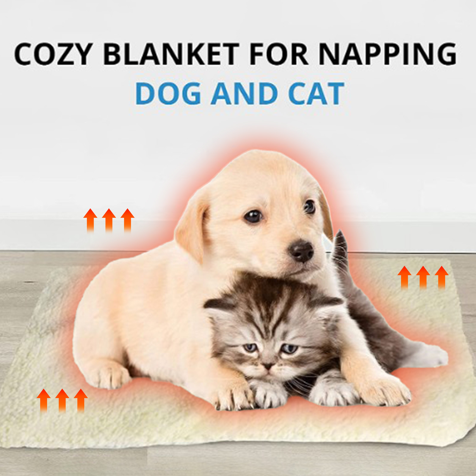 Self Warming Cat Dog Bed with Heat Storage Aluminum Foil,Machine Washable Pet Mat for Indoor Outdoor Use,No Electricity Needed for Cozy Warmth,Suitable for — image 6