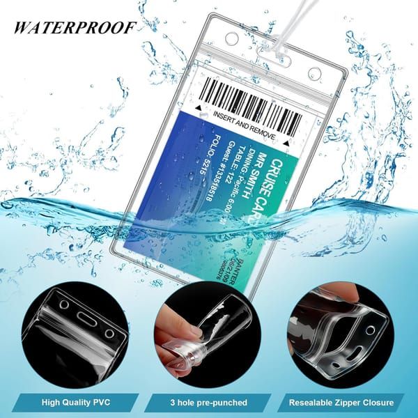 100 pieces transparent plastic luggage bag label rack badge label rack, suitable for office business travel supplies โ image 4