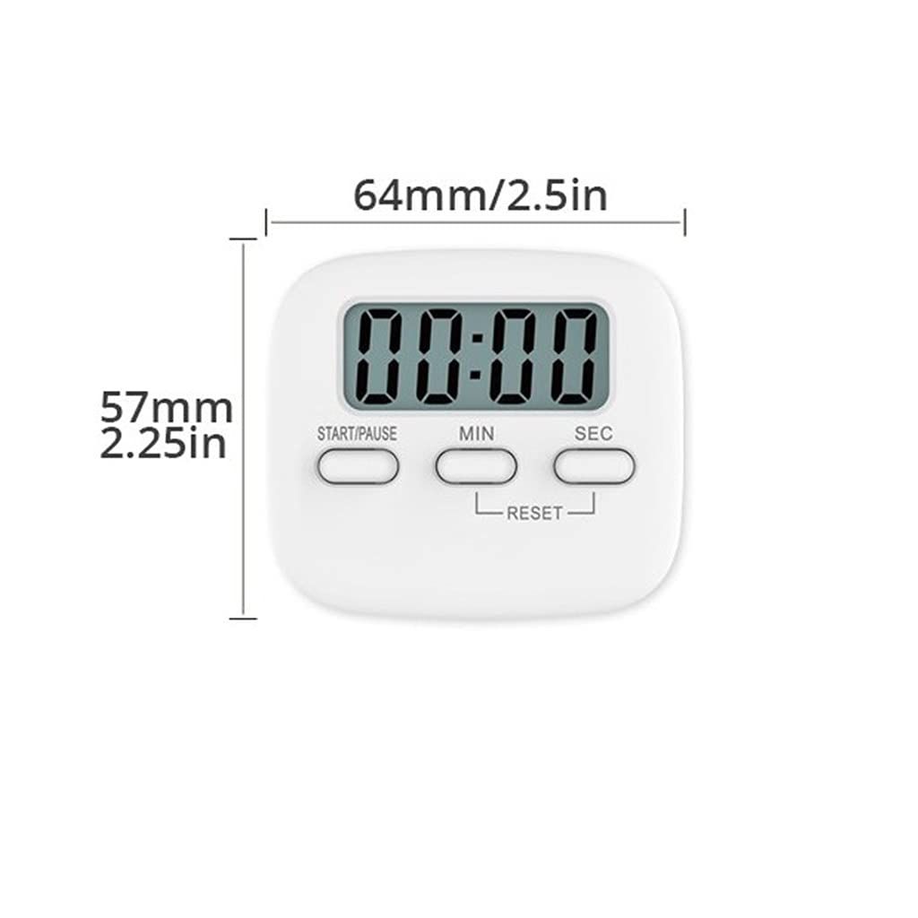Large LCD Digital Kitchen Countdown Timer Stopwatch Alarm with Stand Kitchen Timer Practical Cooking Alarm Clock — image 5