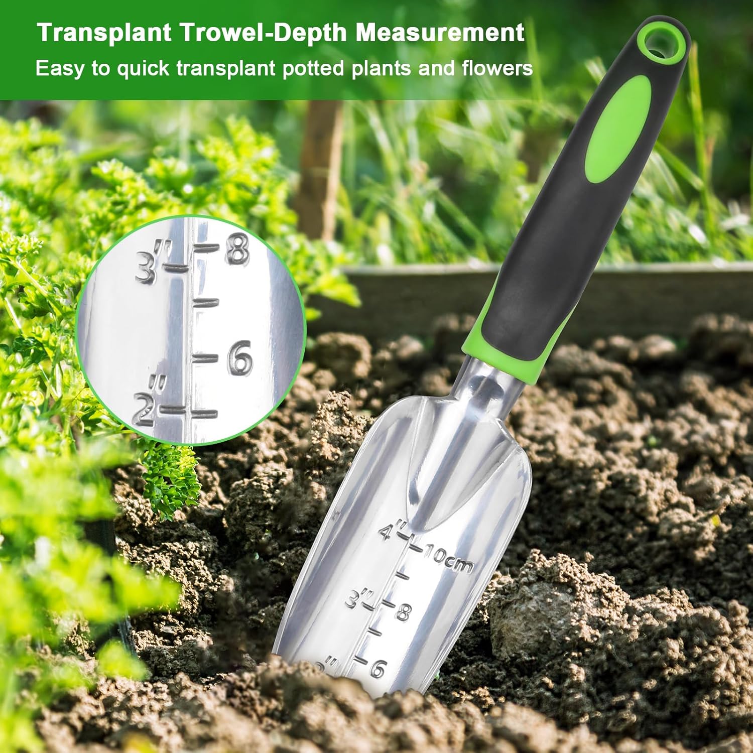 Garden Tools Set, 3 Pack Heavy Duty Gardening Tools Set + Garden Tools Set, 8 Piece Gardening Tools Set with Non Slip Ergonomic Handle โ image 5