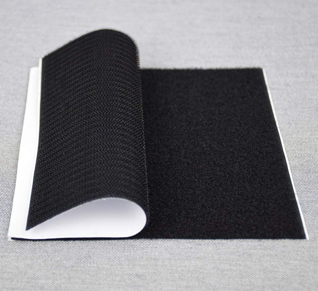Non Slip Couch Cushion Pad, 100 × 150mm Hook Loop with Strong Adhesive to Keep Couch Cushion from Sliding (4PCS, Black) — image 4
