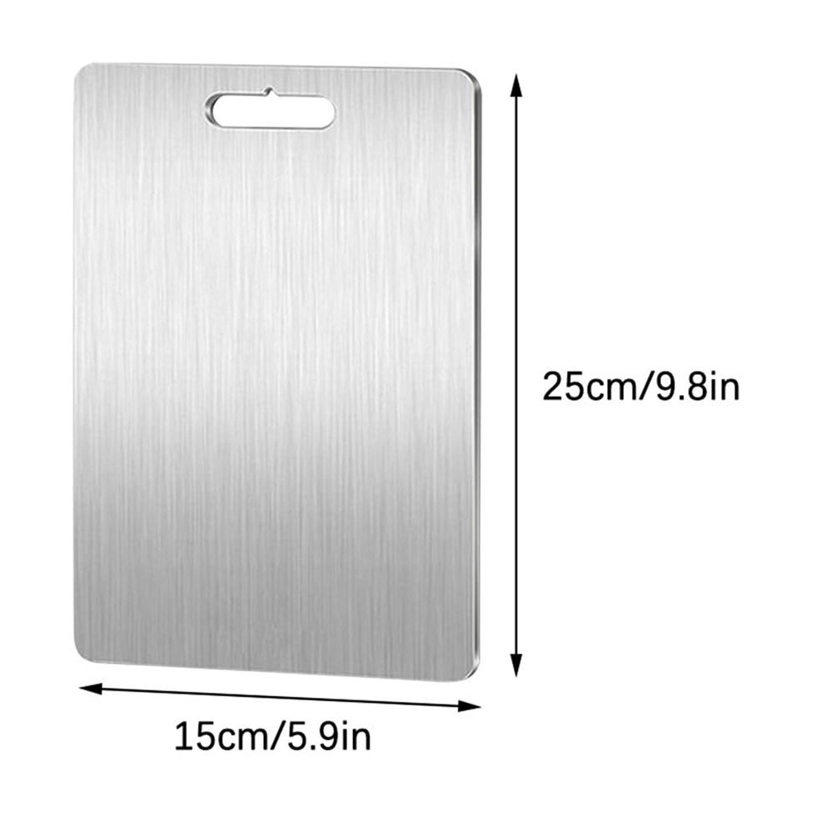 Cutting Board Non Toxic Steel Cutting Boards for Kitchen, Different Sizes & Non Slip Handles, Servicealbe Non Stick Chopping Board A