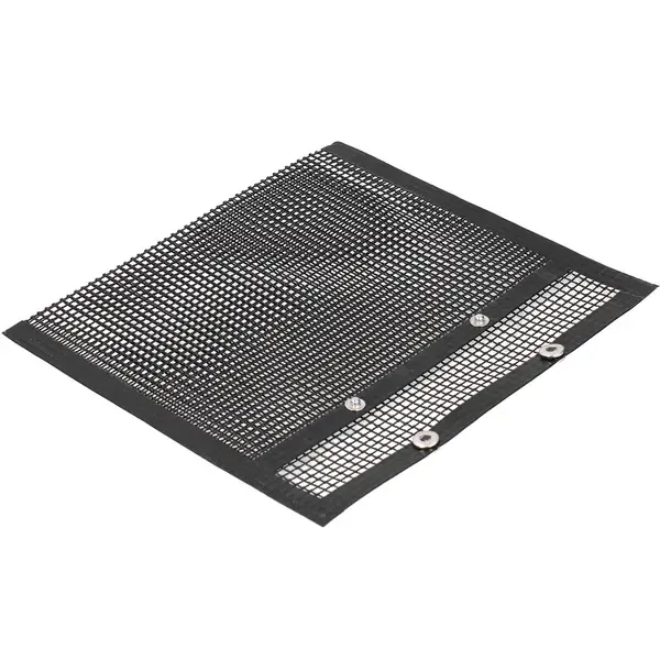 Reusable Non-Stick BBQ Grill Mesh Bag, Heat-Resistant PTFE Cooking Bag for Electric, Gas and Charcoal Grills, Black, 27 x 22 cm โ image 3