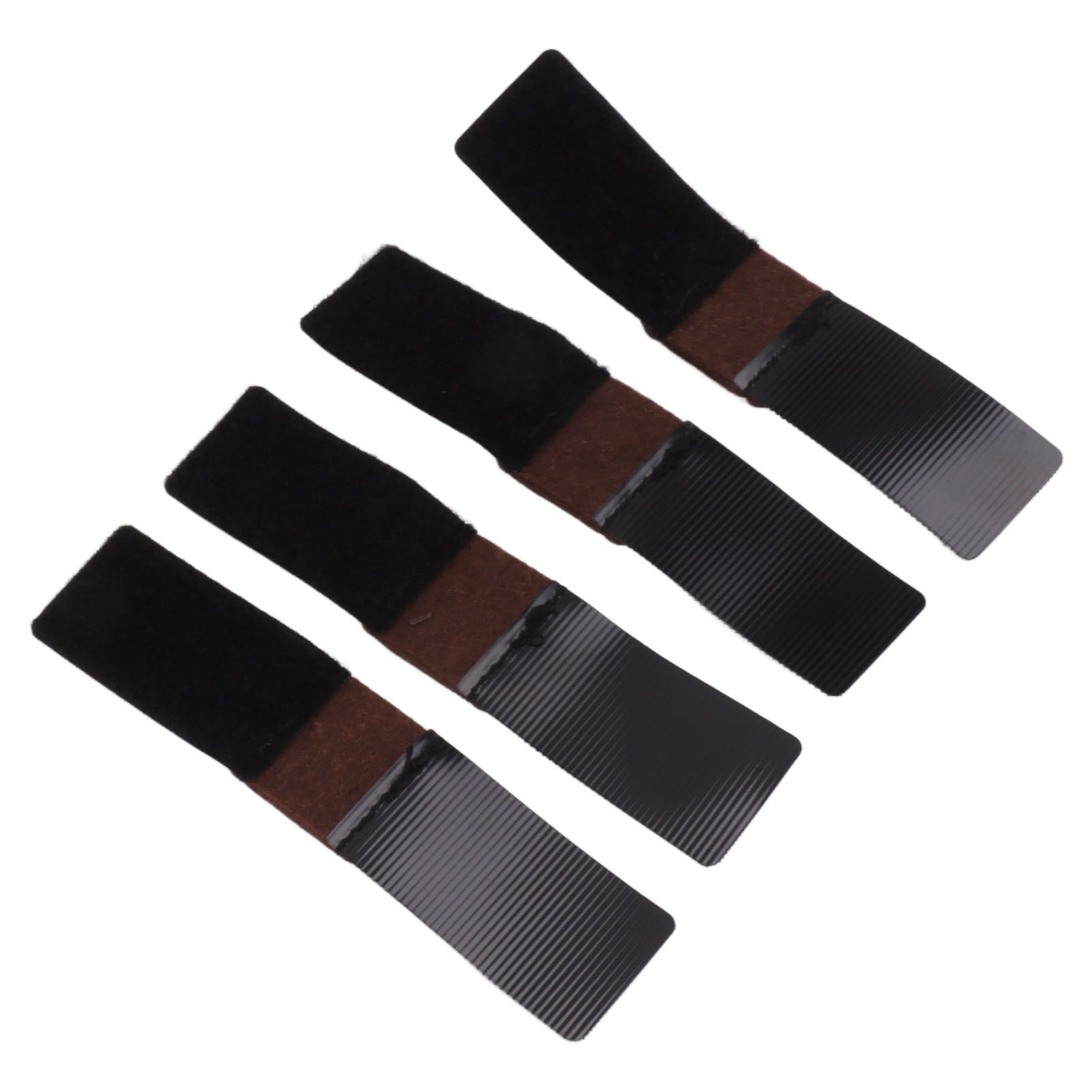 Arched Felt Furniture Pads with Hook Loop Fasteners Sled Base Floor Saver Arched Chair Felt Footpad Mats — image 3