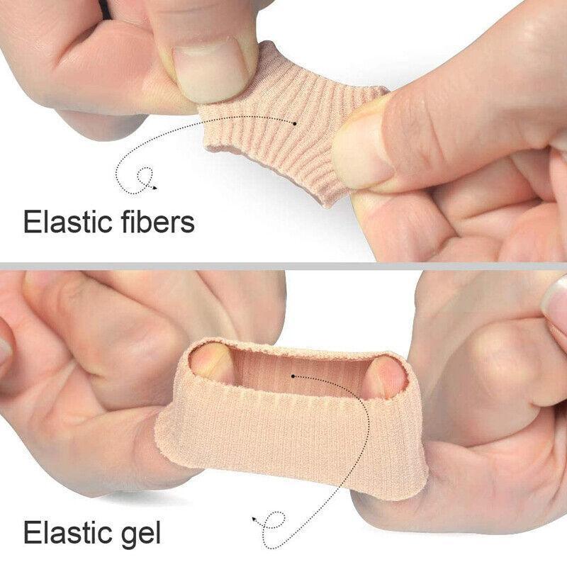 5Pcs Silicone Tube Toe Gel Protector Corn Relief Foot Pain Soft Cushion Pad Cap — image 3
