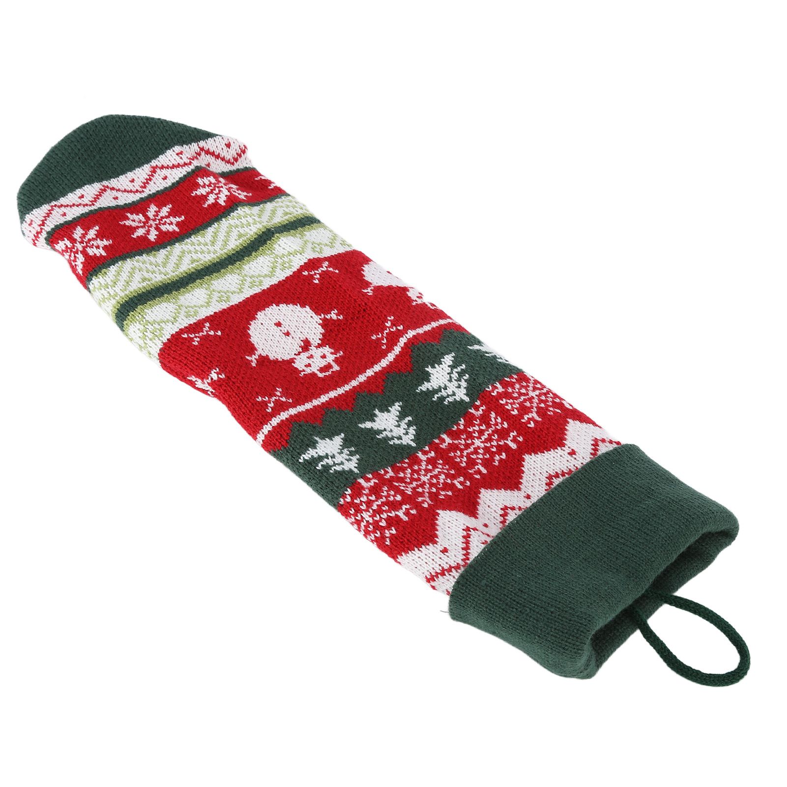 Christmas Decorations Children Sock Ornament Gift Bag Home Decoration for FestivalGreen Rope — image 4