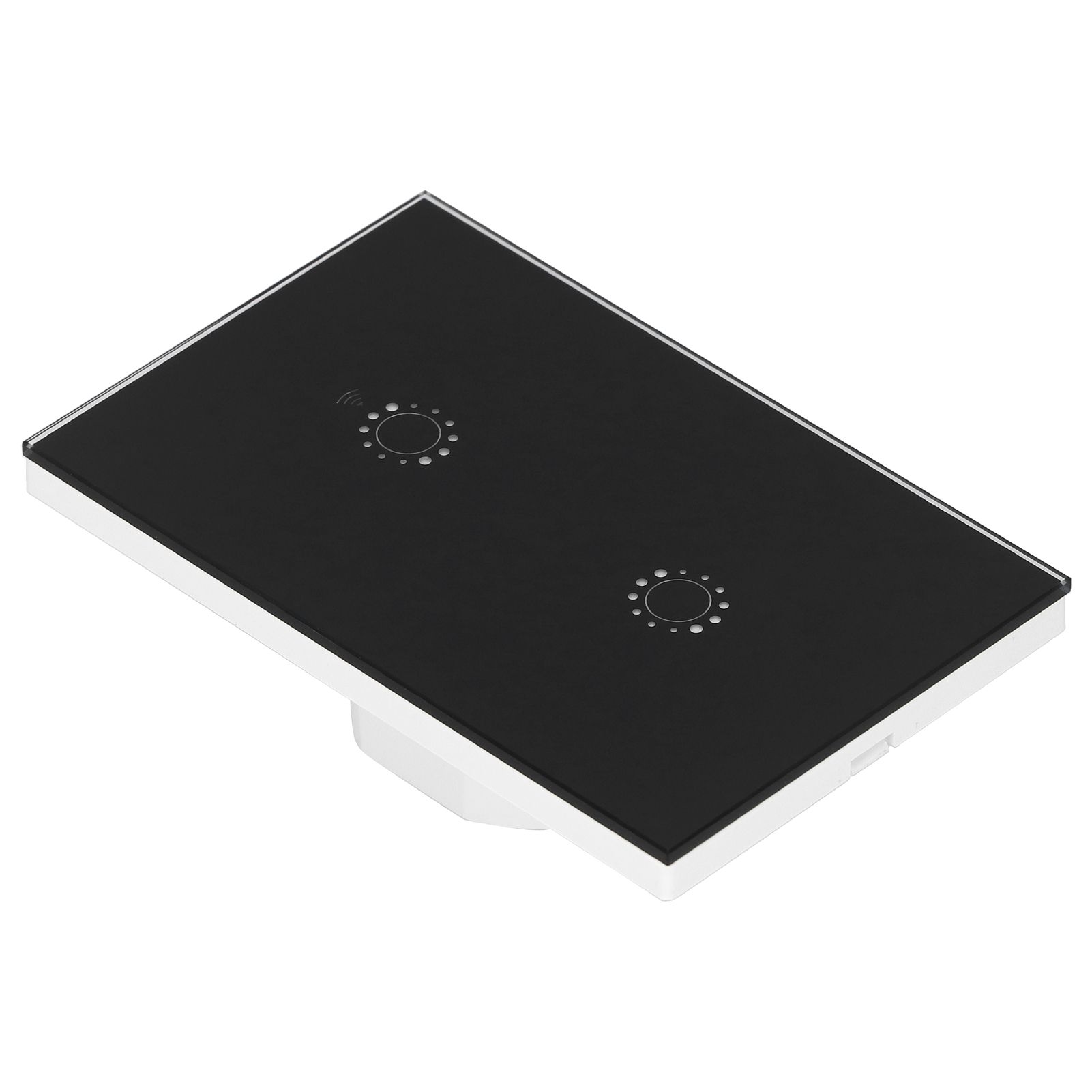 LED Smart Light Switch WiFi Wall Touch 2 Gang for Amazon Alexa Intelligent Voice APP Control AC 95‑250VBlack Cover — image 5