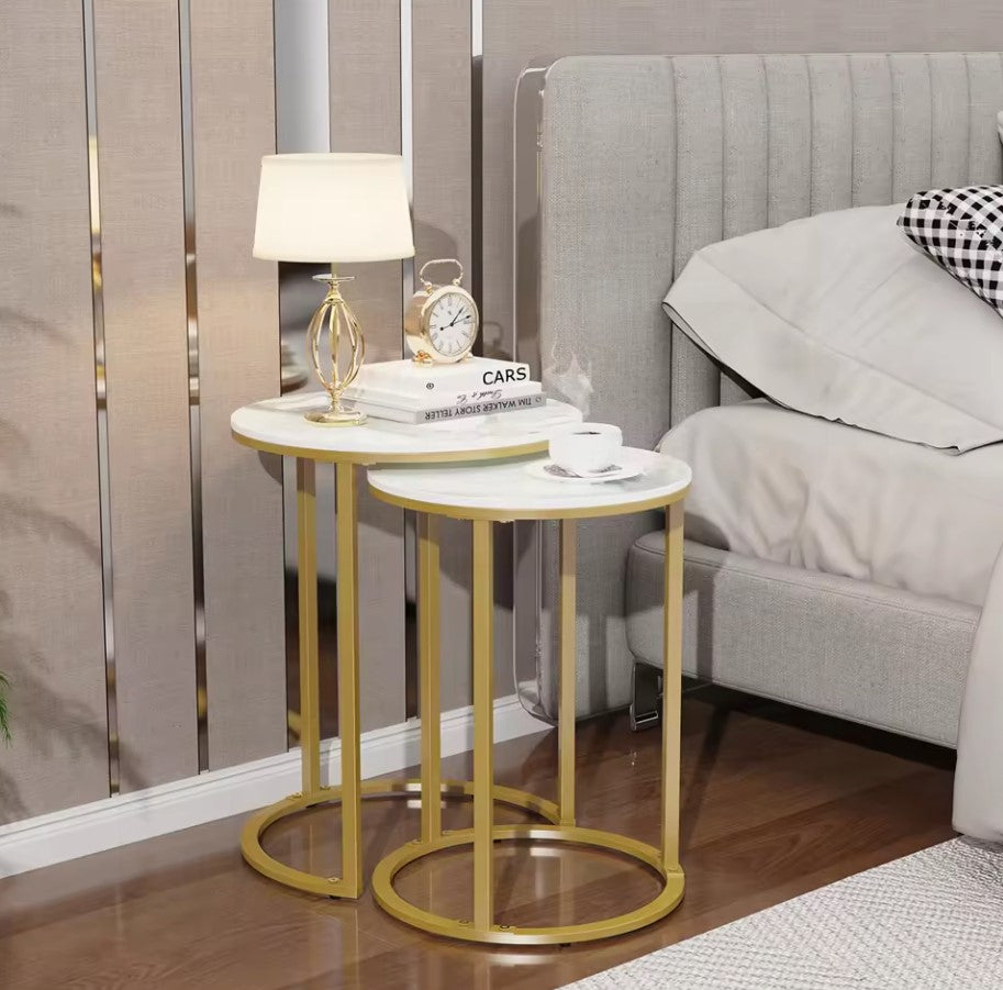 Interior Ave - Diva Gold Nested Side Table Set — image 3