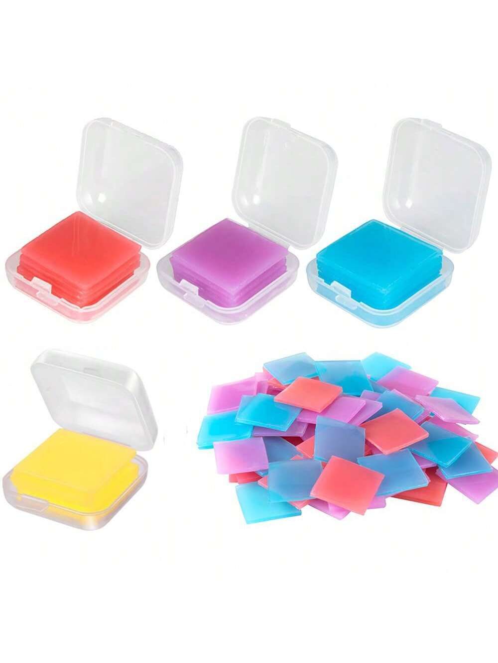4 Boxes DIY Painting Glue Clay Set Colourful Diamond Painting Wax With Storage Box For 5D Diamond Painting Embroidery Accessories — image 2