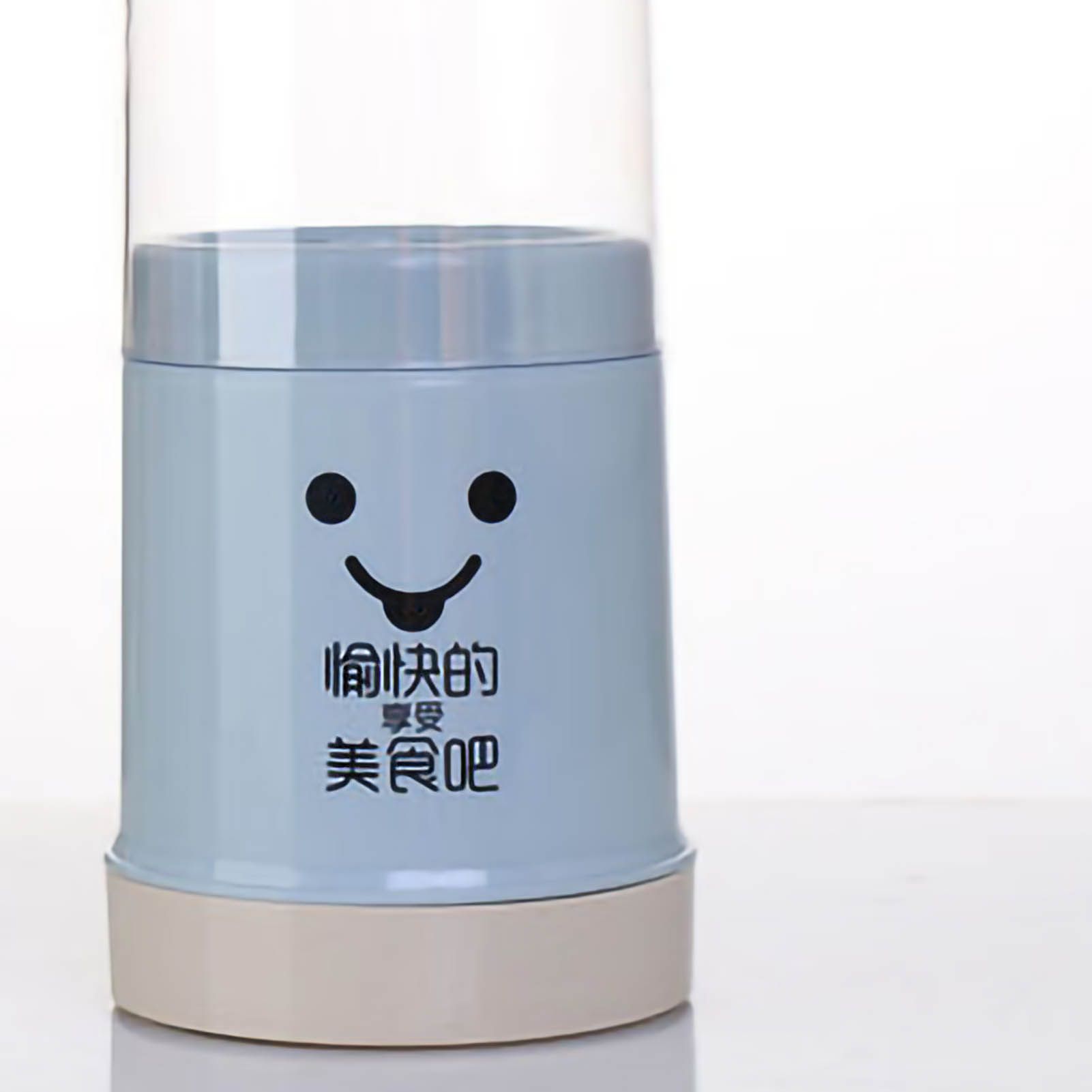 Cute Chopstick Holder Storage with Dustproof Lid Eco Friendly Plastic Utensil Holder With Removable Base for Kitchen Blue โ image 4