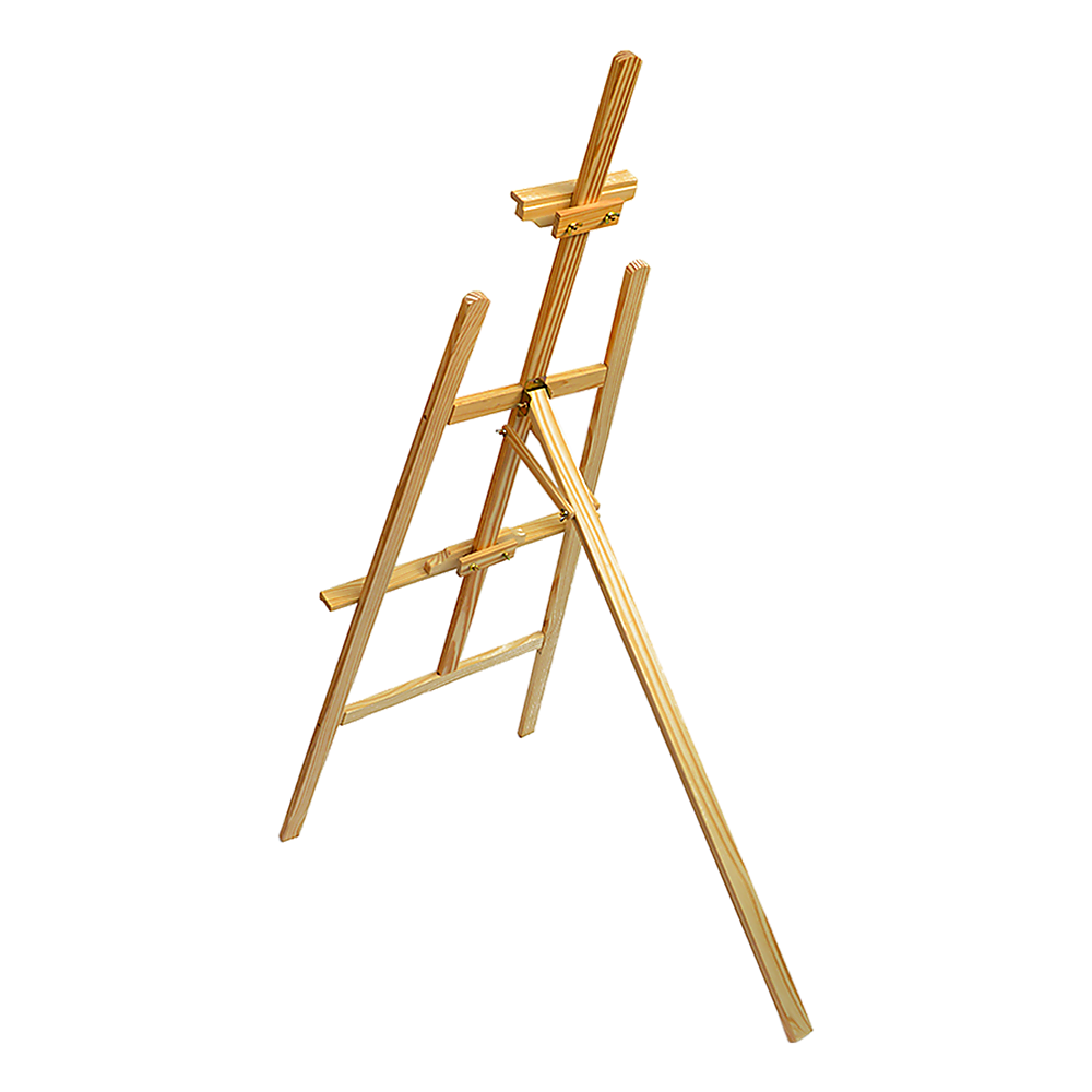 Pine Wood Easel Artist Art Display Painting Shop Tripod Stand Wedding — image 3