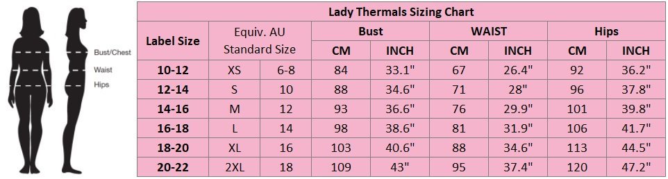 Womens Merino Wool Top Pants Thermal Leggings Long Johns Underwear Pajamas, Women's Top - Beige, 10-12 โ image 4