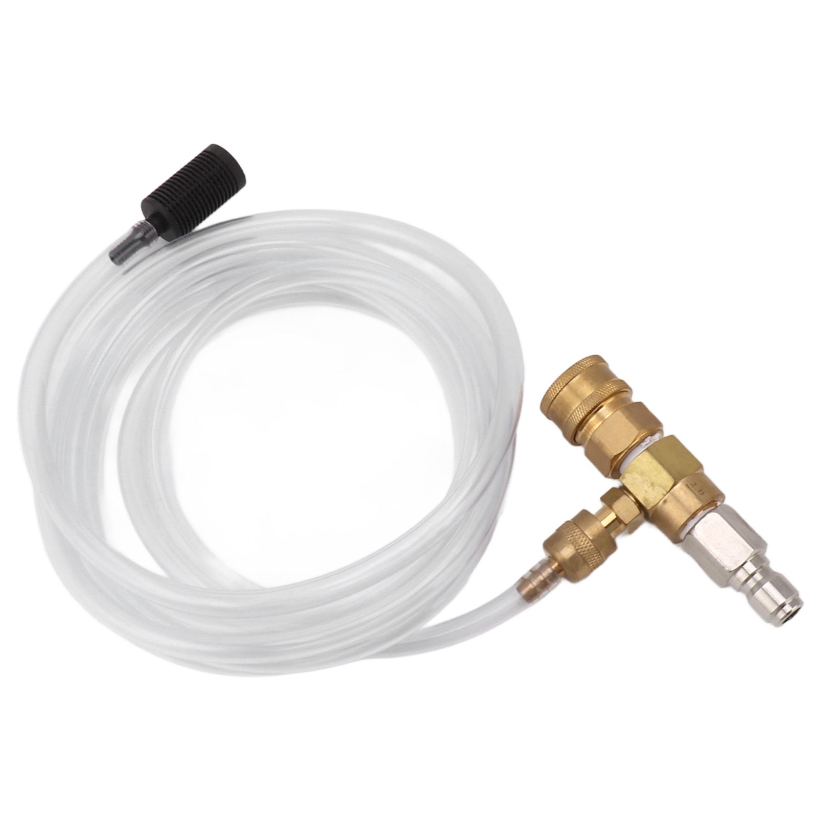 Adjustable Chemical Injector Kit Power Washer Chemical Injector Kit Soap Injector with Siphon Hose Soap Nozzle 3/8 Inch Connectors — image 4