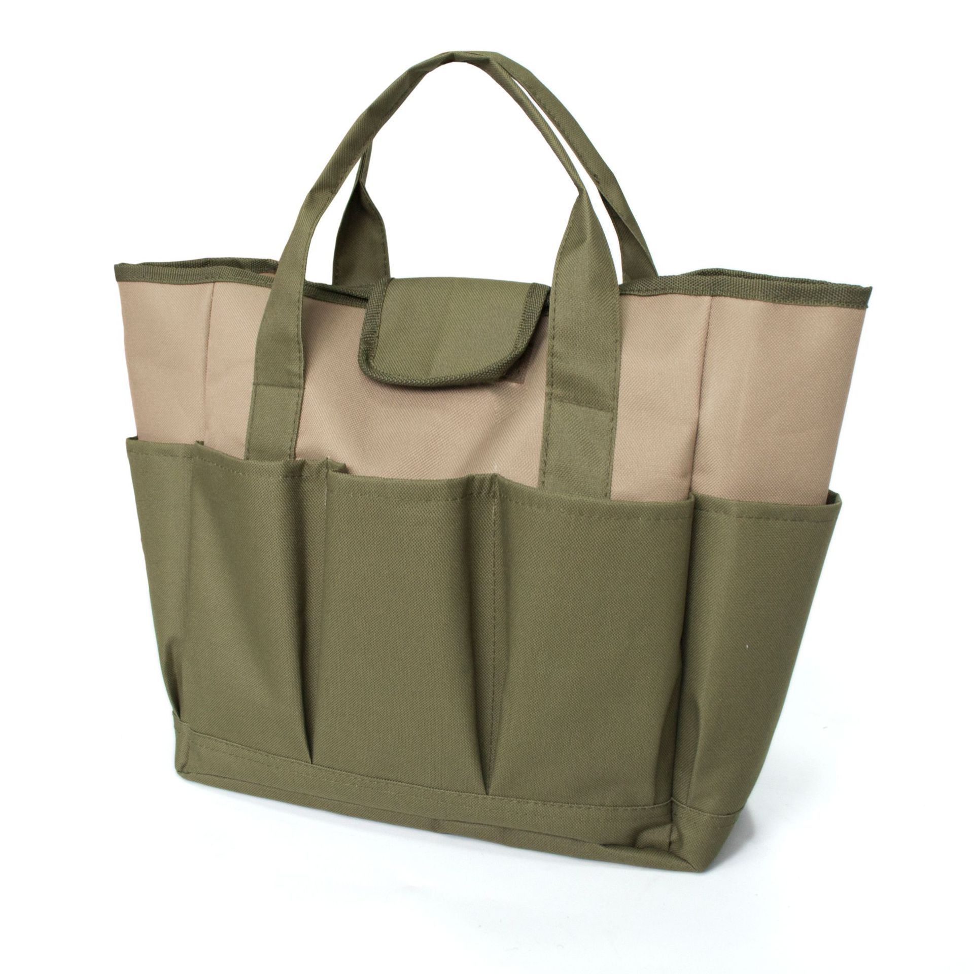 Garden Tool Bag, Gardening Tote With Pockets Canvas Heavy-duty Large Organizer Bag Carrier Gardening Storage Tote for women Men