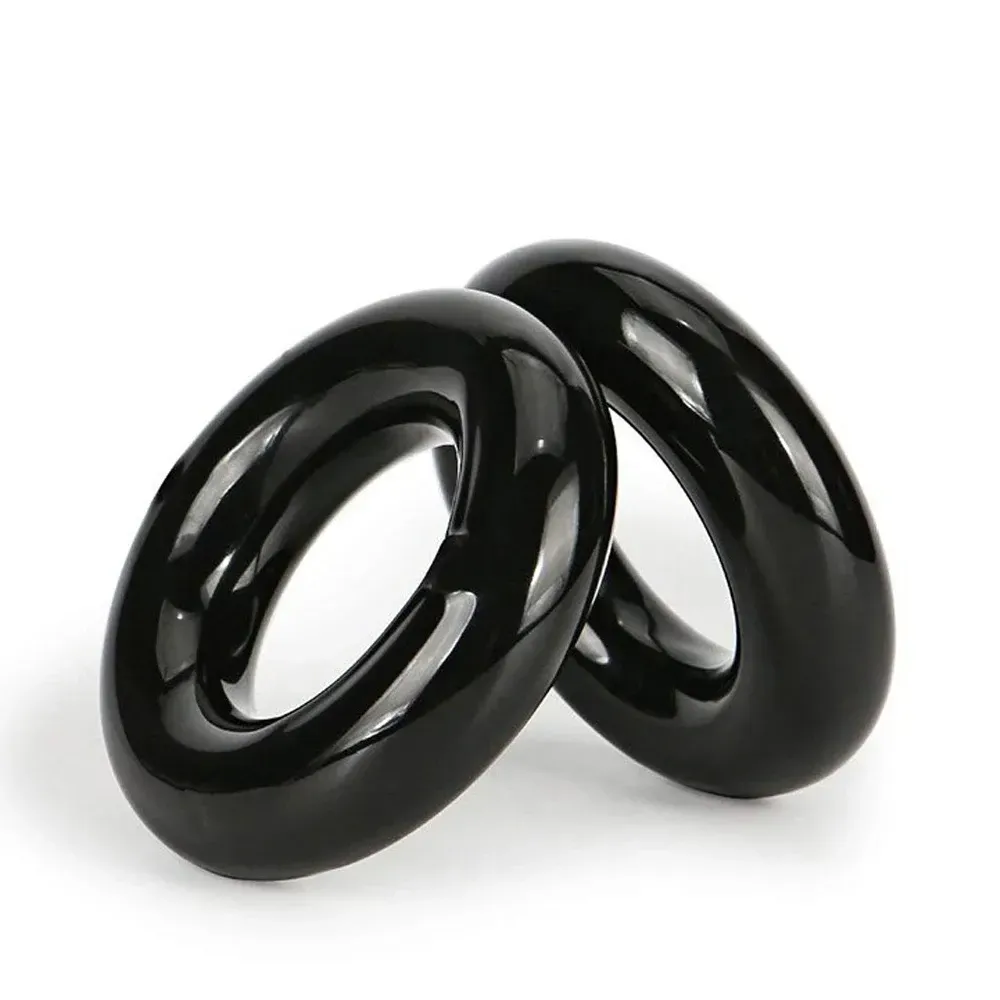 2PCS Golf Swing Trainer Weight Power Swing Ring for Golf Clubs Training Aid - 2pcs Two-Tone β image 3