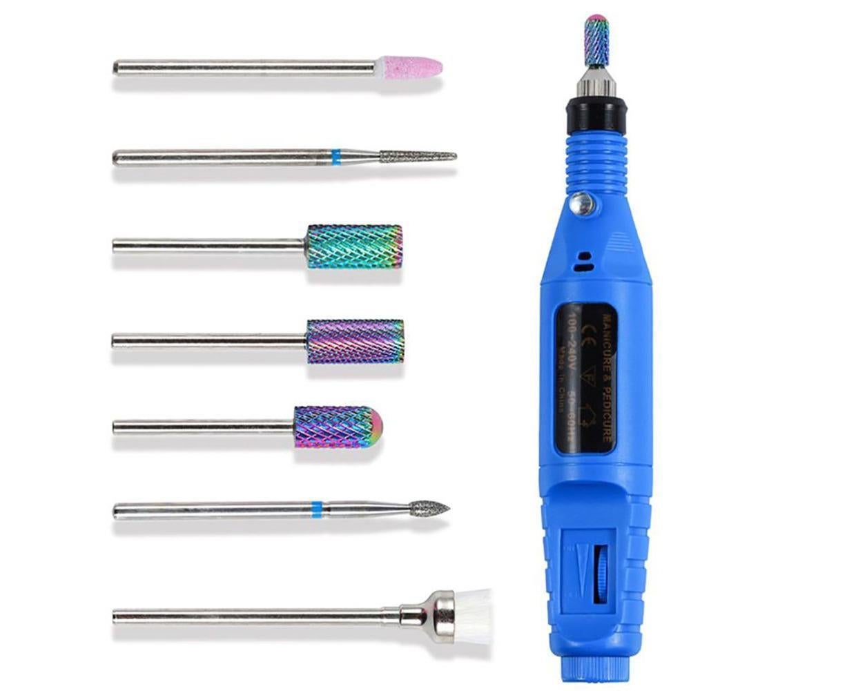 7Pcs Tungsten Steel Ceramics Remove Gel Polish Manicure Pedicure Nail Drill Bits-4# โ image 4