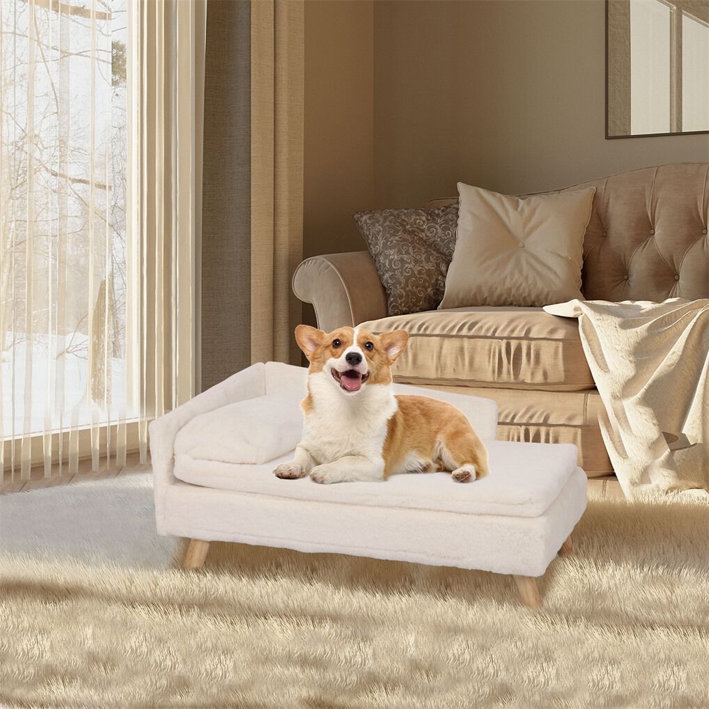 Small Raised Pet Sofa 70 × 40 × 39cm Waterproof Portable Dog Bed — image 5