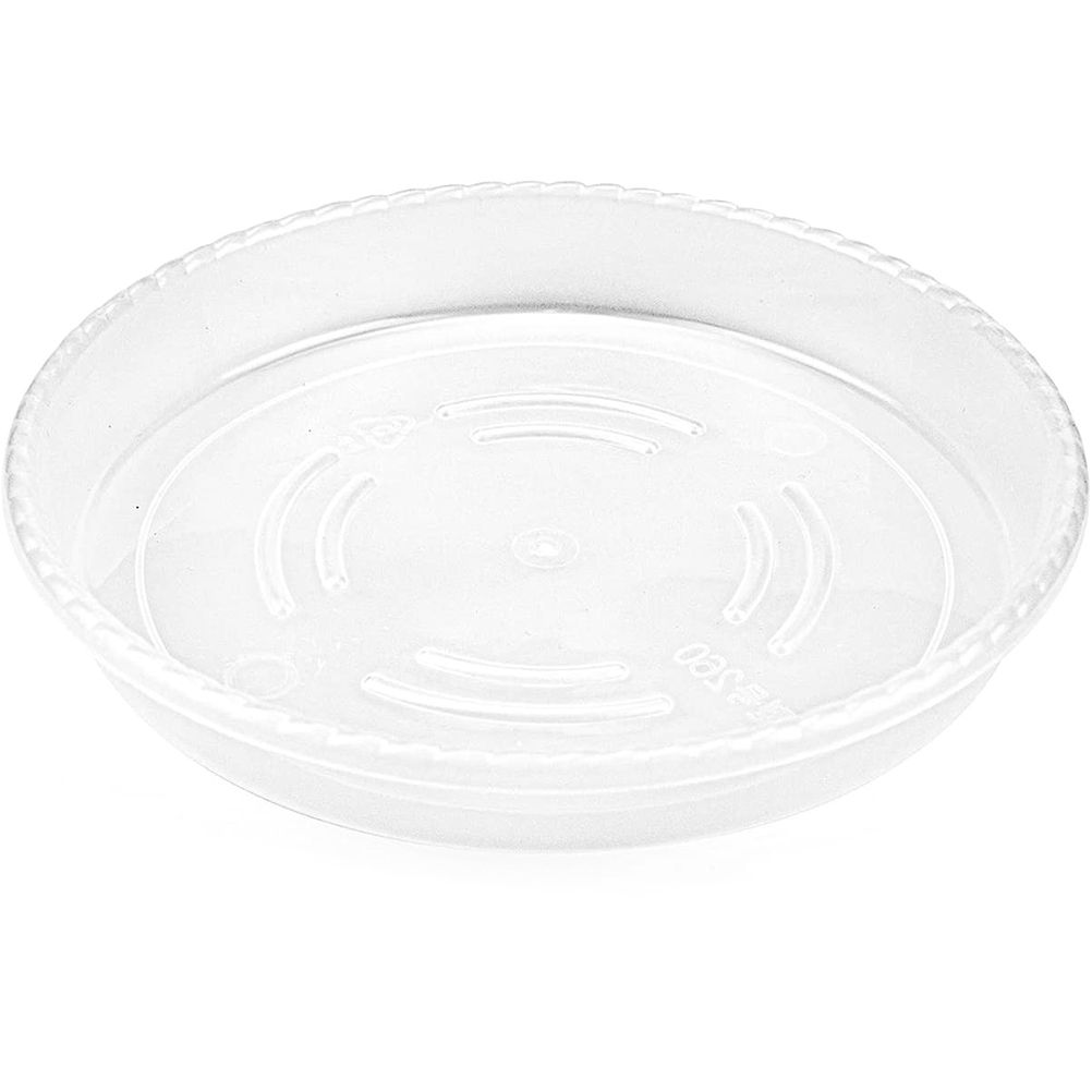 10 pcs Clear Plant Saucers Plastic Flower Pot Drip Trays for Indoors Outdoors — image 5