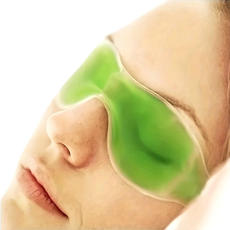 New Type of Gel Eye Mask for Dark Circles, Cooling Eye Goggles for Tired Eyes And Providing Refreshing Care Green — image 2