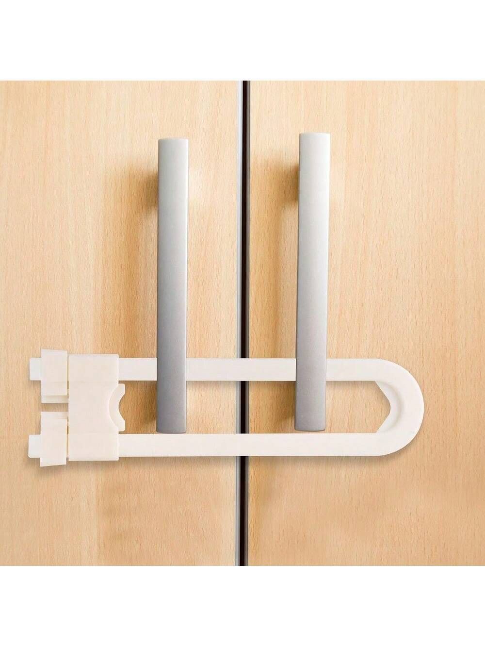 8Pcs Safety Drawer Latches, Multi-Purpose Cabinet Lock for Fridge & Cupboards, Anti-Pinch Hand Protective Locking Buckle — image 2