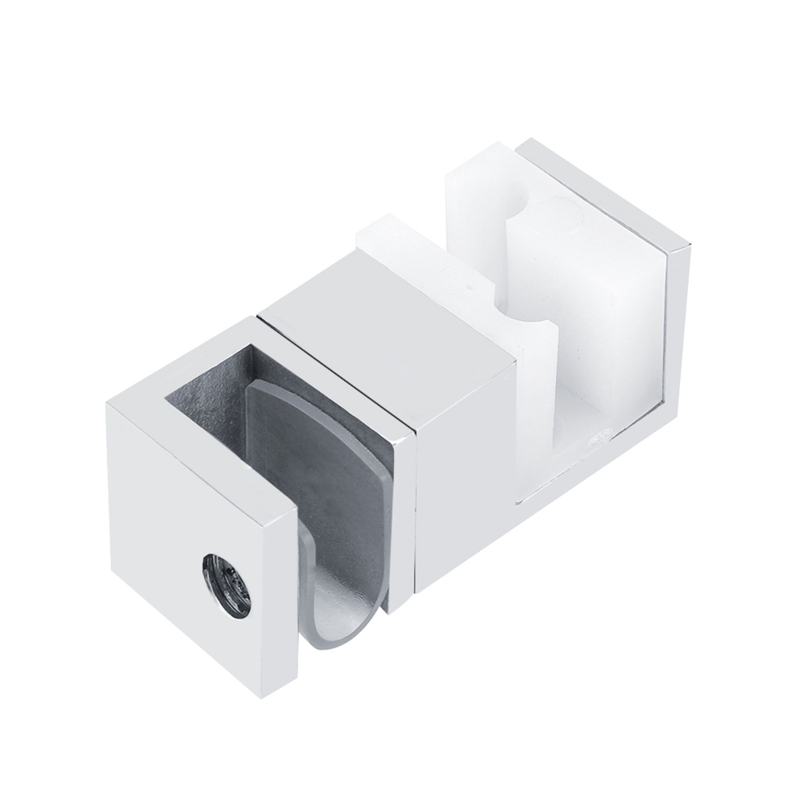 Stainless Steel Adjustable Anti rust Sliding Door Bottom Guide Holder Office Household — image 2