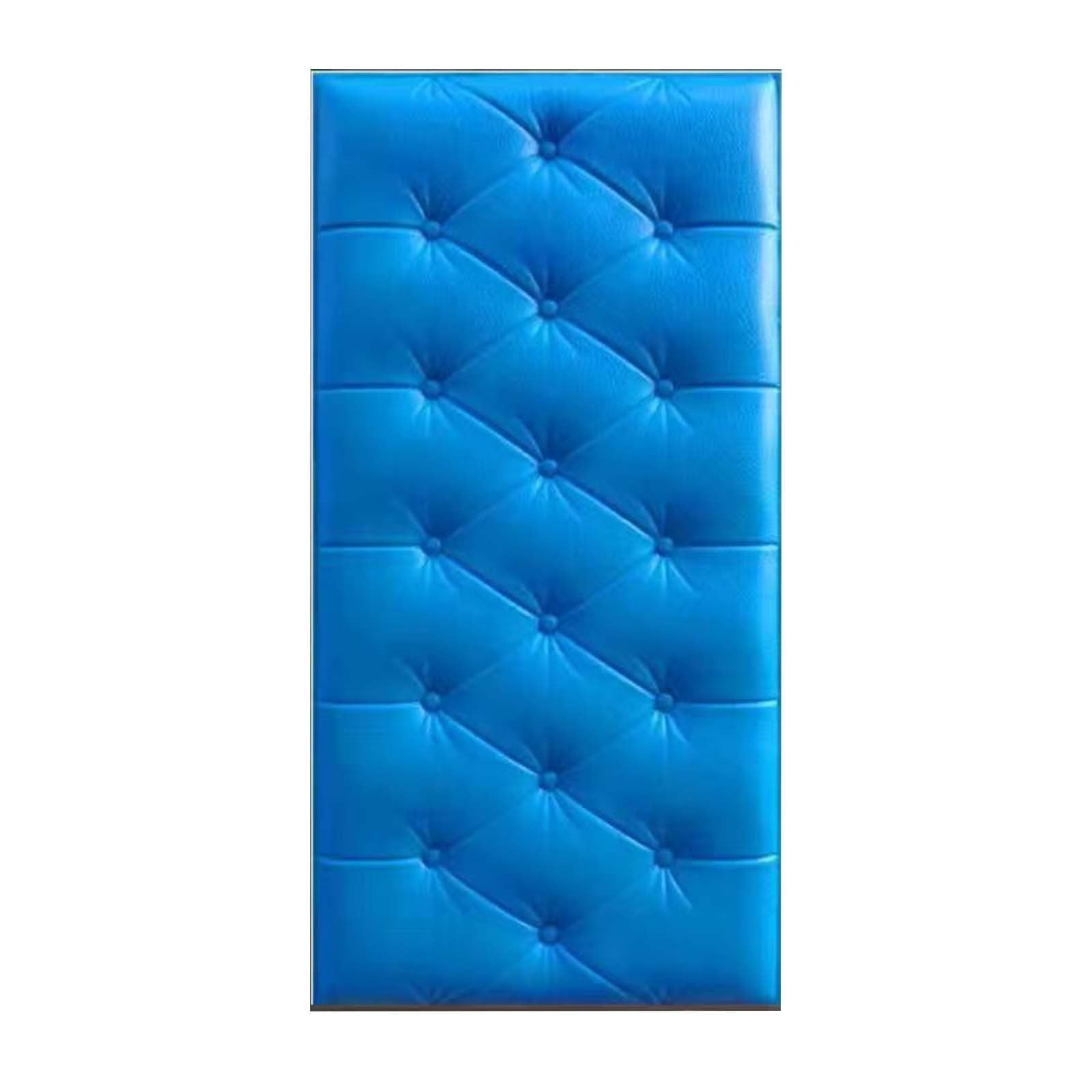 1Pcs 3D Anti Collision Wall Padding For Bedroom,Self Adhesive Peel And Stick Headboard Padded Wall Cushion Upholstered Self-Adhesive Wall Panels Playroom â image 3