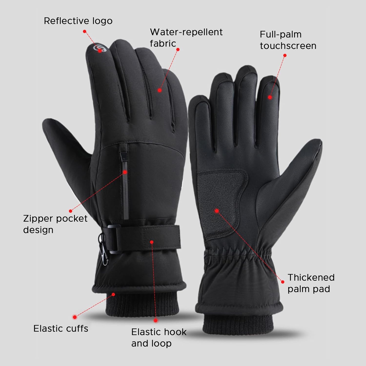Waterproof Anti-Slip Touchscreen Winter for Skiing, Snowboarding, and Outdoor Activities — image 4