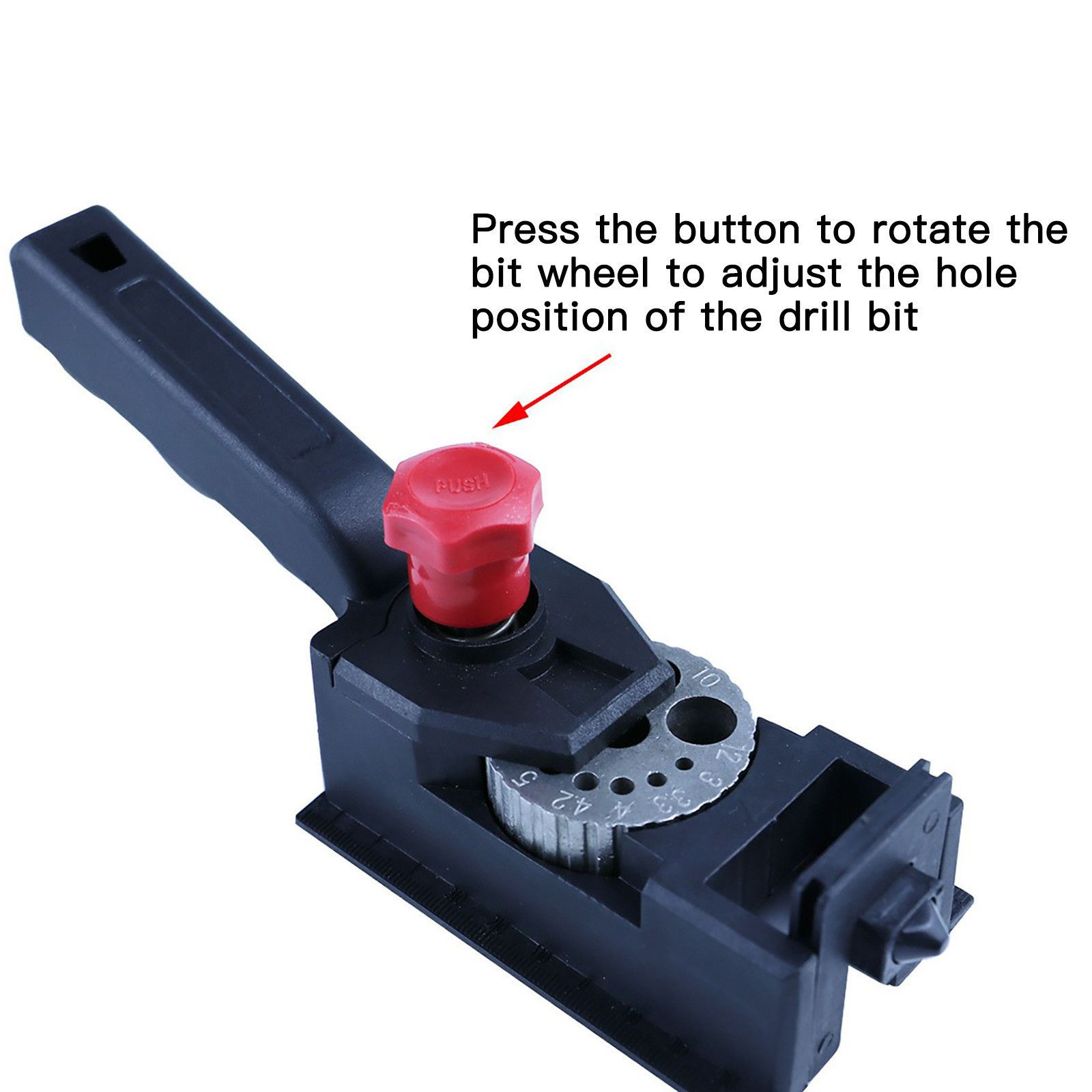 3-12mm Drilling Guide Wood Dowel Straight Hole Woodworking Carpentry Positioner Locator Tool for Both Furniture Factory