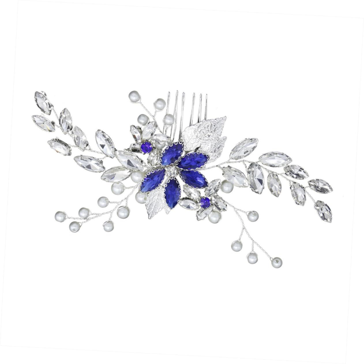 Womens Hair Accessories Hair Comb Wedding Hair Accessories for Women Hair Insert Comb Rhinestone Headpiece Bridal Comb — image 5