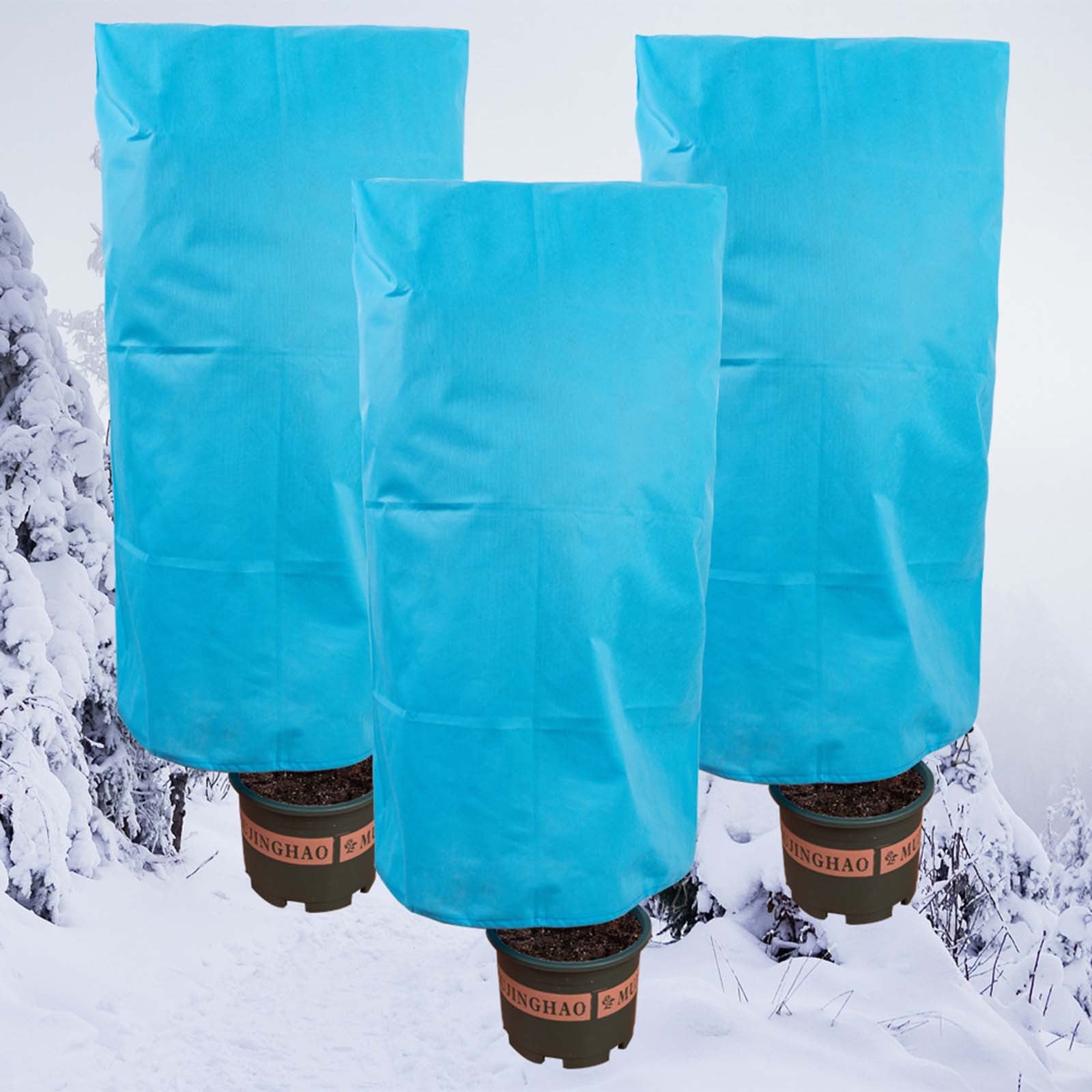 Plants Covers Freeze Protection, Frost Blankets with Drawstring, Winter Plants Protection Covers for Outdoor Plants Potted Shrubs X — image 4