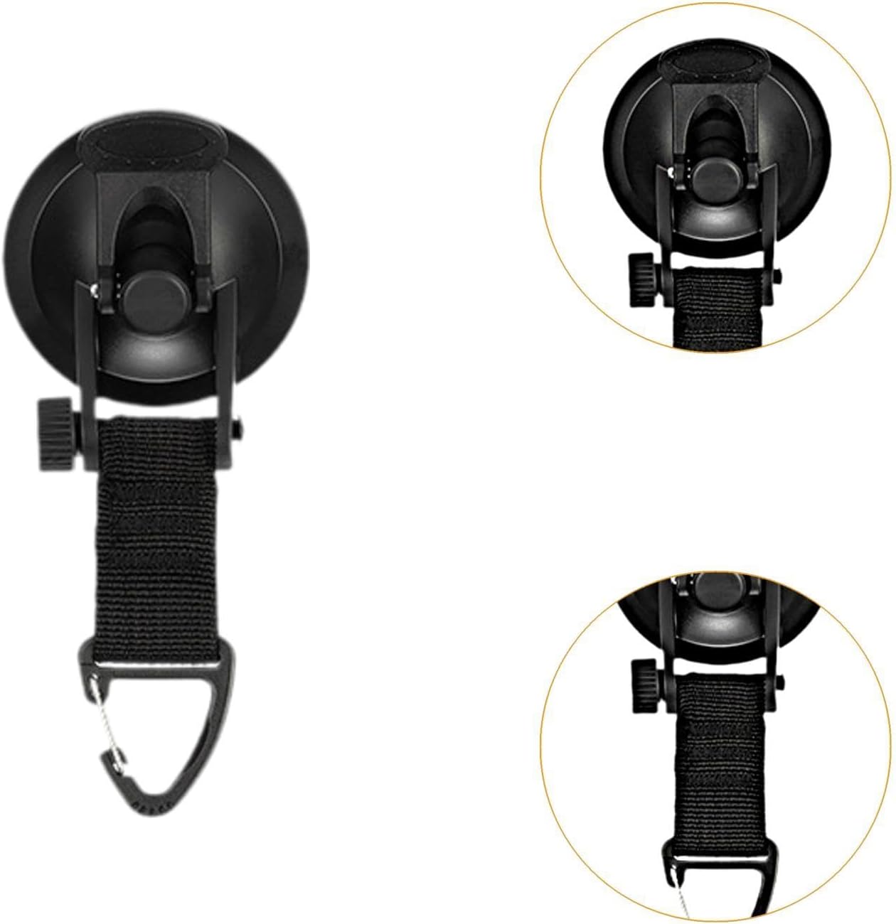 4 Pack Adjustable Strap Hooks for Tarp Tent Secure Attachment Multi Functional — image 2