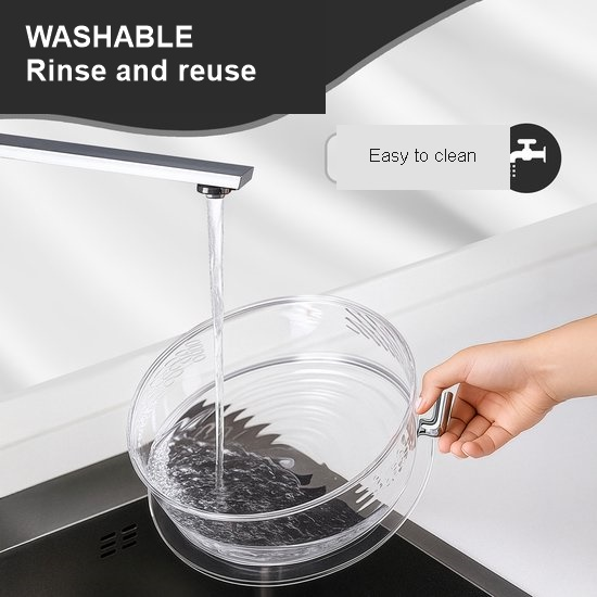 3-Piece Foldable Mesh Food Cover Set, Washable Stackable Fly Covers for Indoor and Outdoor Use, 25 cm โ image 3