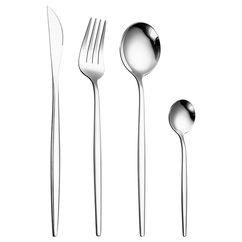 Tableware Set Stainless Steel Cutlery Set 16 Piece Fork Spoon Knife Cutlery Set Dinnerware Set Western Dinner Set — image 2