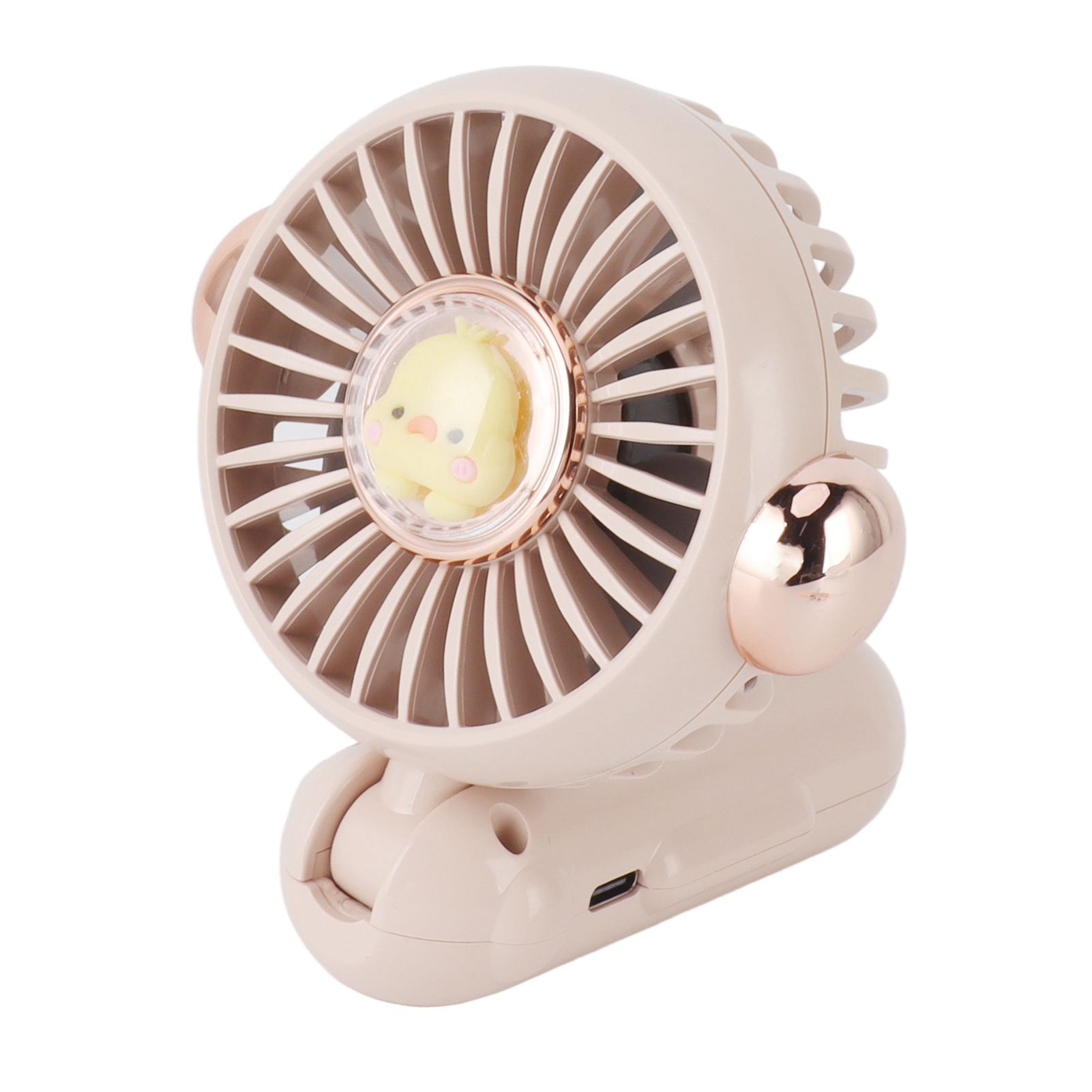 Foldable Mini Fan Cute Lightweight 900mAh Adjustable Low Noise Handheld Fan for Summer Pink โ image 6