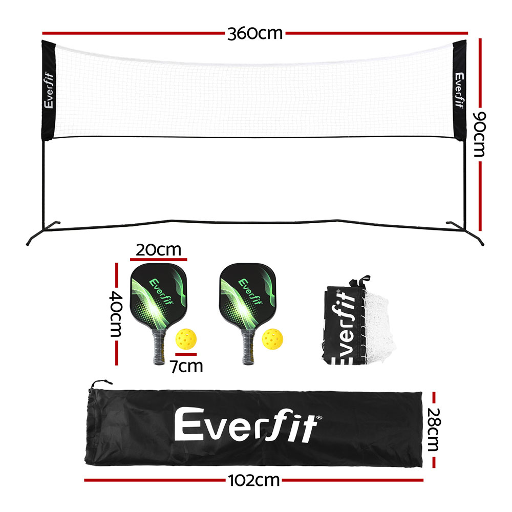 Everfit 3.6M Badminton Tennis Net Portable Volleyball Kit Adjustable Height โ image 2