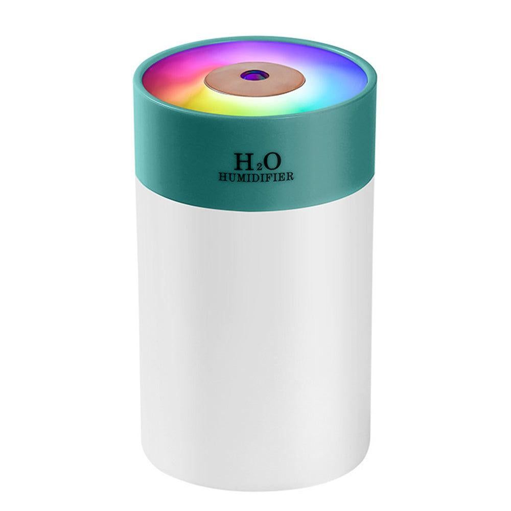 Colorful LED Humidifier with Night Light for Home and Bedroom Use Green — image 3