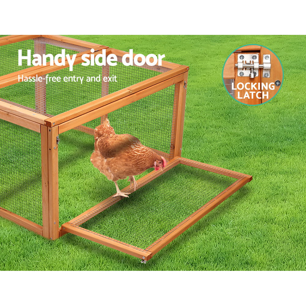 i.Pet Chicken Coop Rabbit Hutch 180cm Extra Large Wooden Chicken House Run XL Hen Cage — image 6