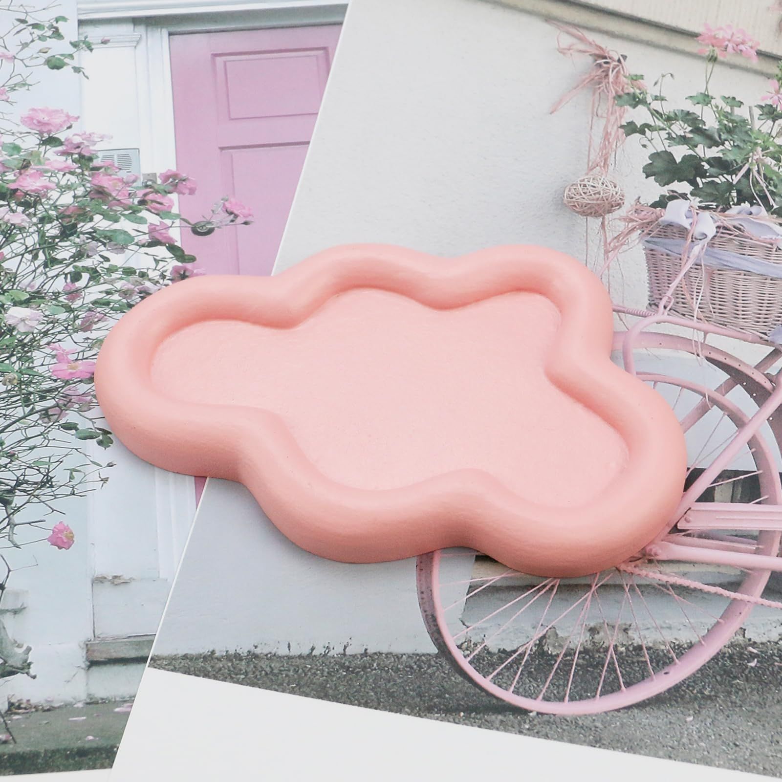 Resin Jewelry Tray Cloud Shape Decorative Plate Pink Trinket Dish Trays Key Ring Holder for Jewelry Wedding Ornaments โ image 5