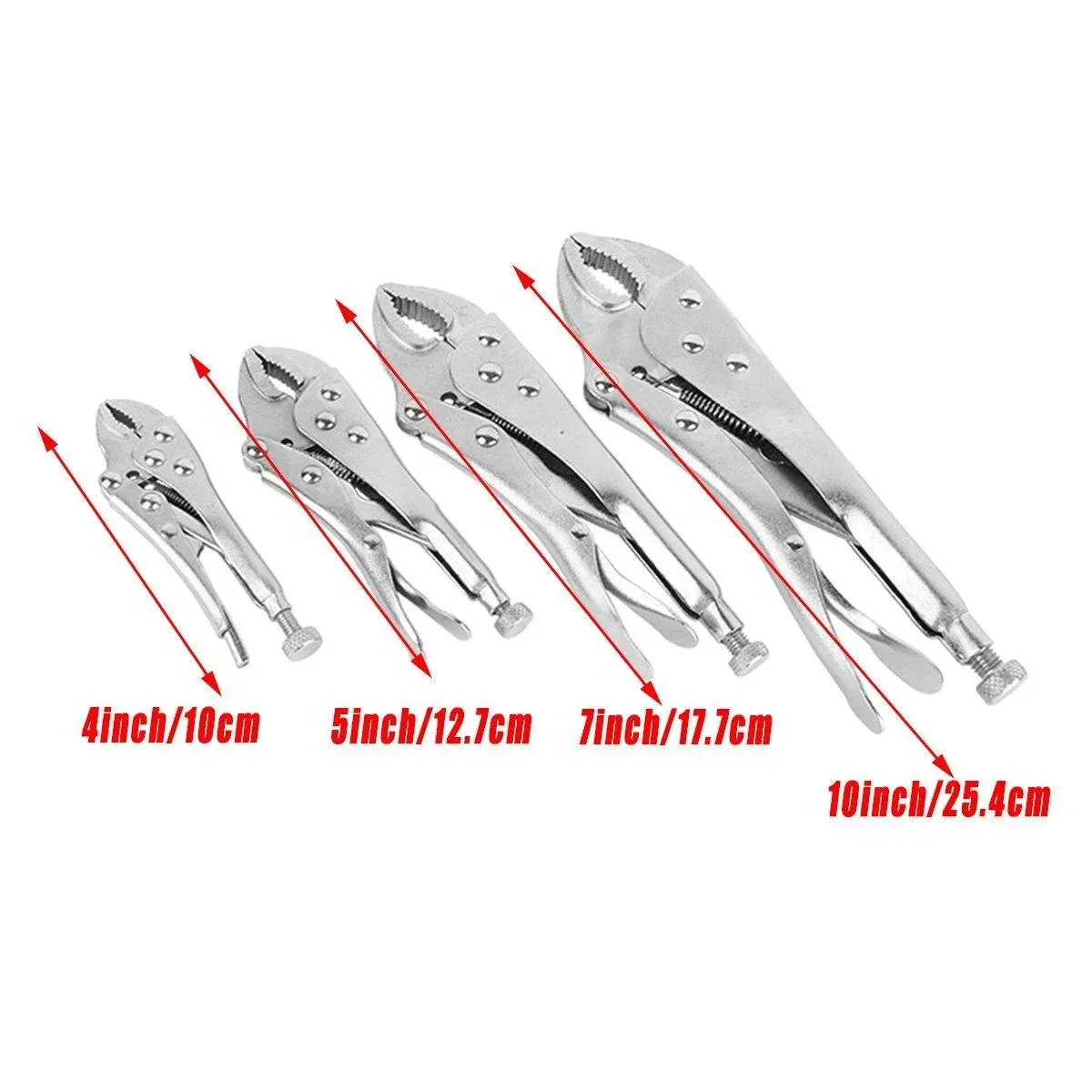 Multi-functional C-type Pliers Strong Manual Grip Round Mouth Clamping Tool - 10inch — image 4