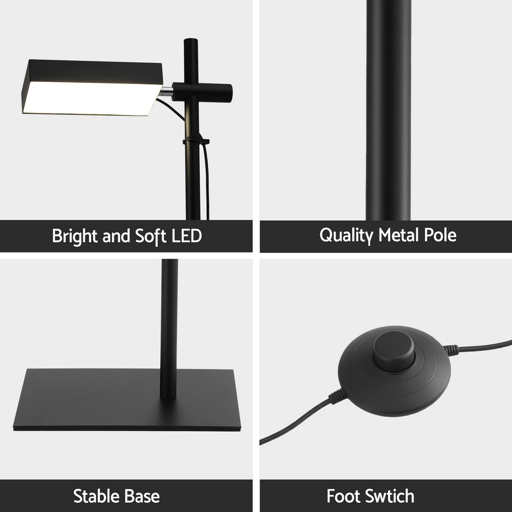 Artiss LED Floor Lamp, Modern Reading Lamp 360~ Rotating Adjustable Light Head,12W Standing Lamp for Living Room, Bedroom Office โ image 6