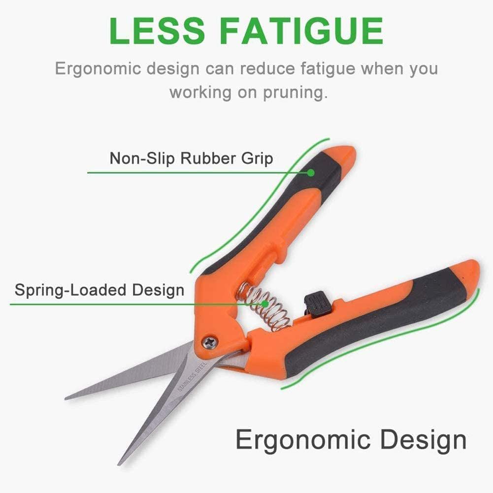 Blade Pruning Cut Shrub Tool Plant Horticulture Leaf Trimmer Shear Scissor Pruner Garden Fruit Flower Orchard — image 4