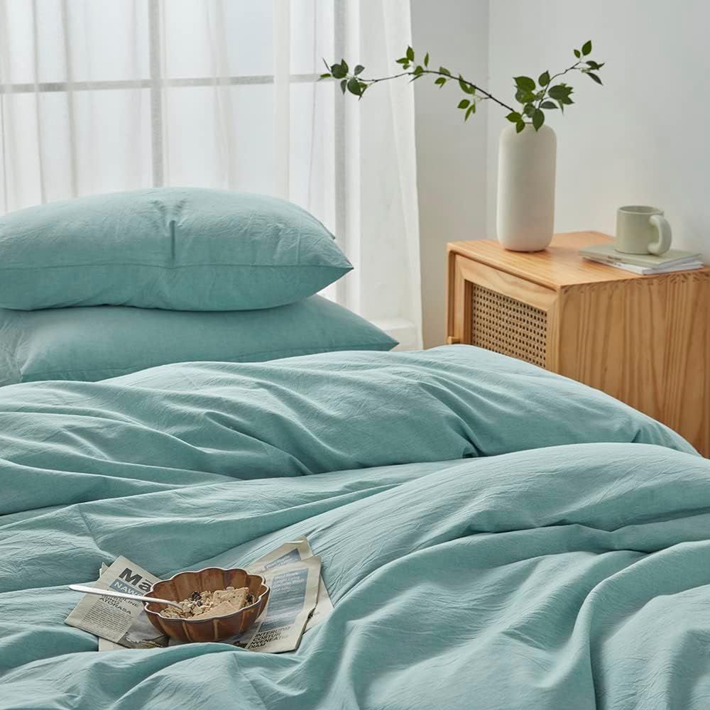 Hotel Soft Microfiber Duvet Cover Set-2000TC Quilt Cover Set & Pillowcases -1 Donna Cover Zipper Closure & 1 x Pillowcases-Breathable Bedding - Wrinkle, Fade — image 4