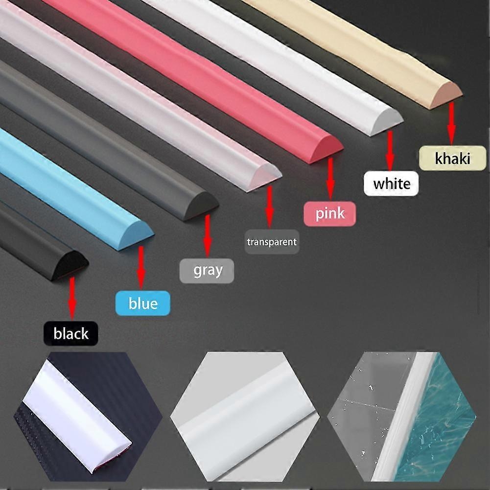 Shower Water Barrier 200cm Bendable Perfect Black Compatible with Various Brands — image 4