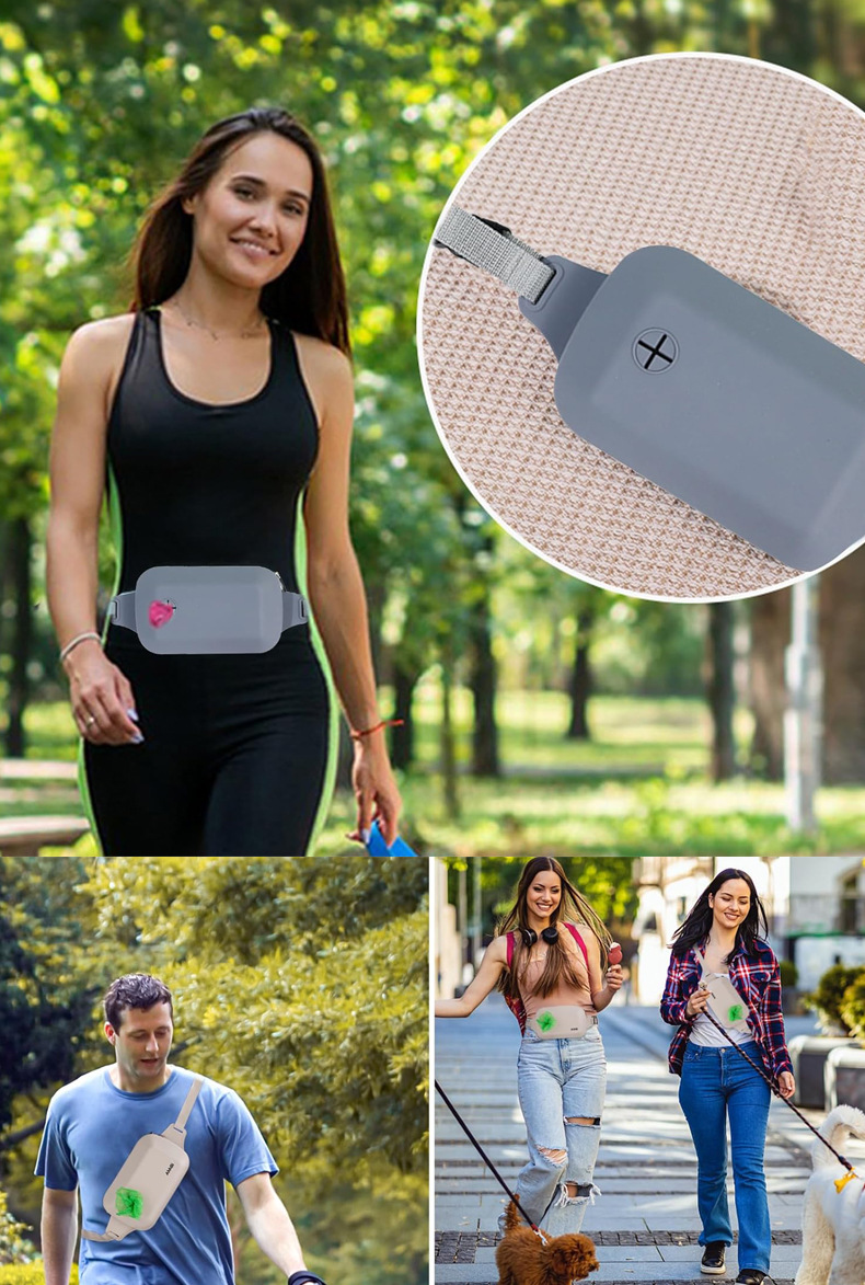 Blue Silicone Pet Treat Pouch for Dog Training - Portable Waist Bag with Waste Bag Holder โ image 6