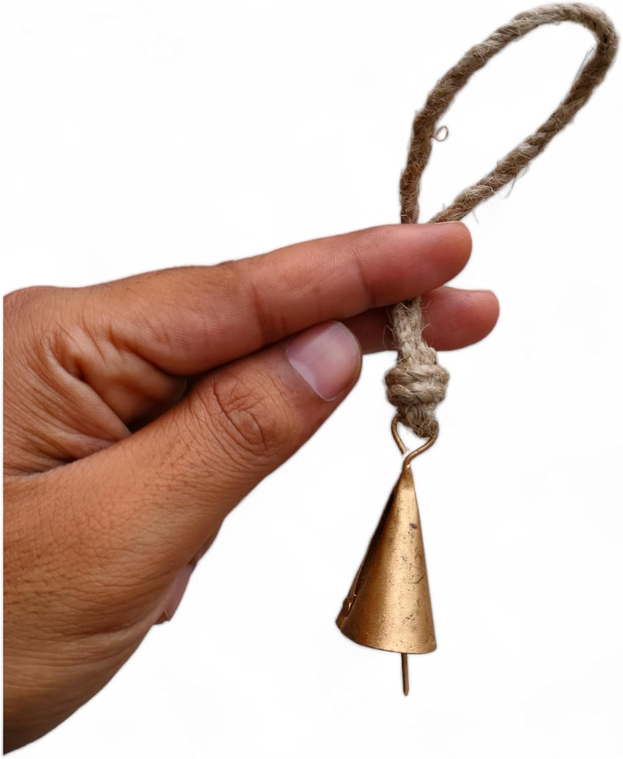 Set of 20 Pieces Bells For Crafts Christmas Bells Small Bells Brass bells Vintage Rustic Chime Jingle Bell Cow Bells Christmas Tree Crafts Decorati Hanging — image 5