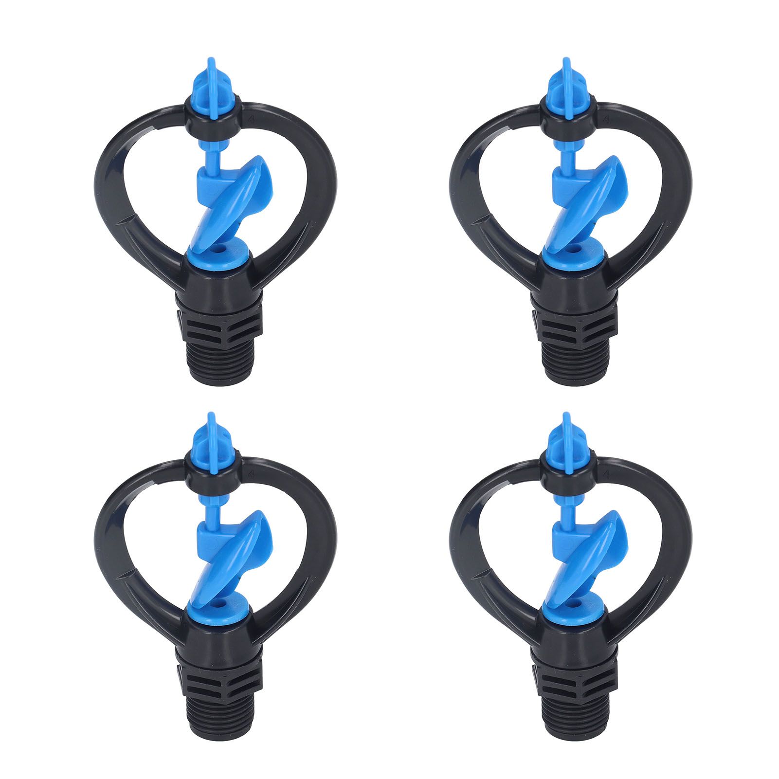 15Pcs Lawn Sprinkler Nozzle G1/2 External Thread 360° Automatic Rotation Mid Range for Lawn Garden Watering IrrigationImpeller Nozzle — image 5