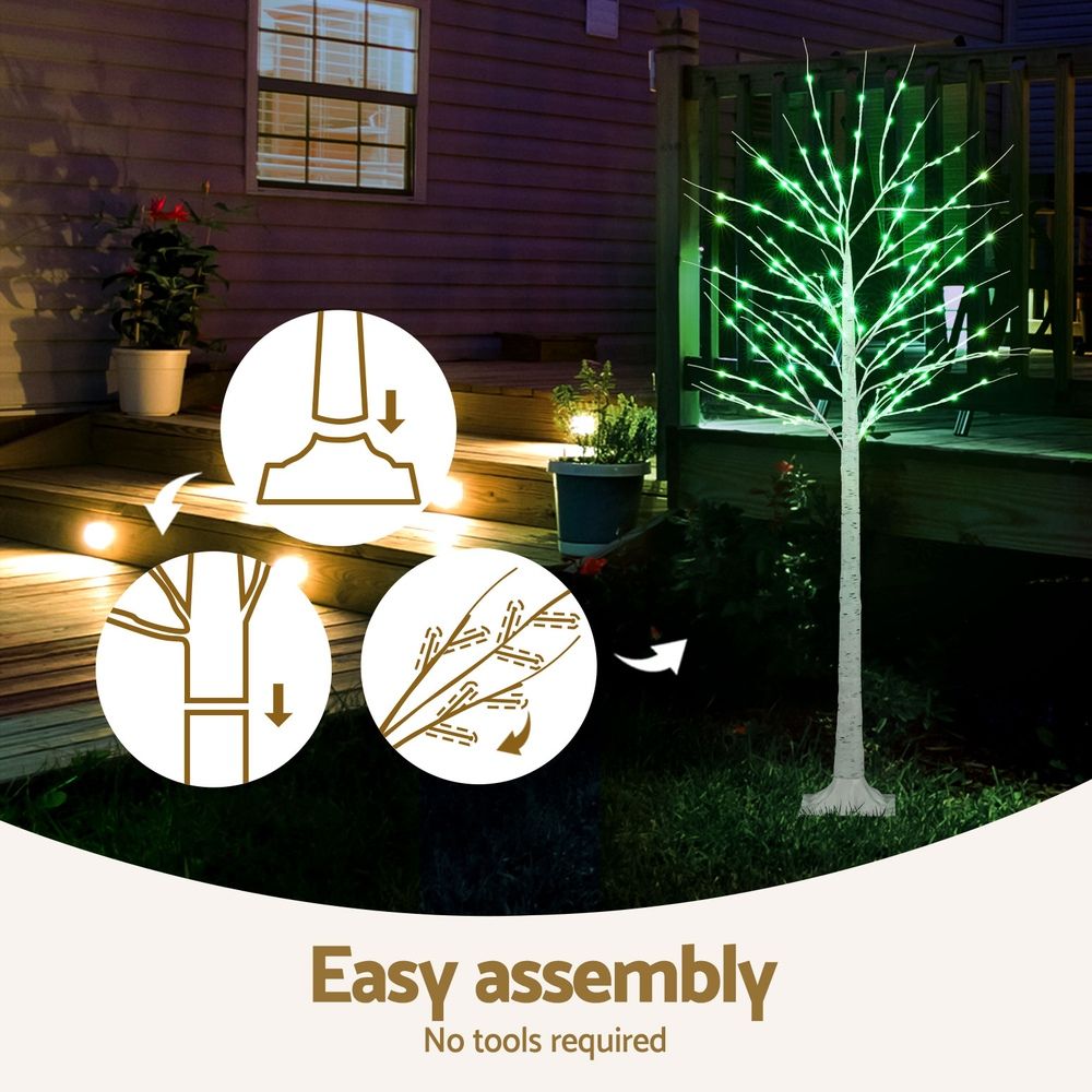 Jingle Jollys Christmas Tree 1.7m Twigs 120 RGB LED Lights Xmas Trees Decoration โ image 6
