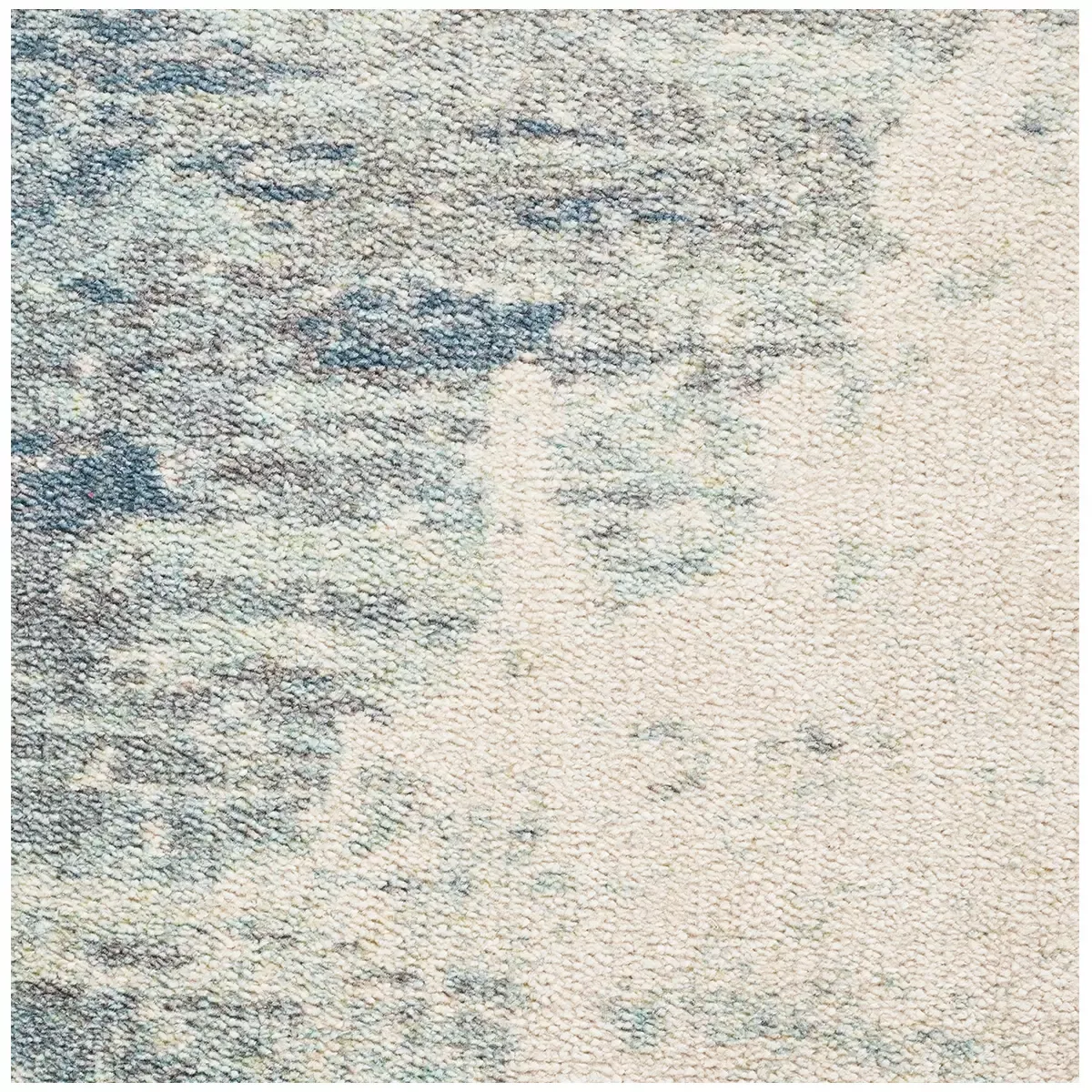 City Blue Rug 280 x 190cm - Contemporary Design with Hand-Carved Short Pile — image 5