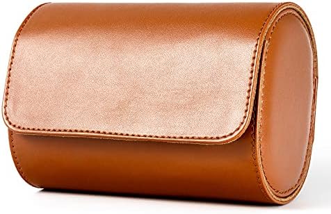 Premium Leather Mechanical Watch Storage Box - 3 Slot Dustproof Travel Case for Home Use, Brown โ image 5