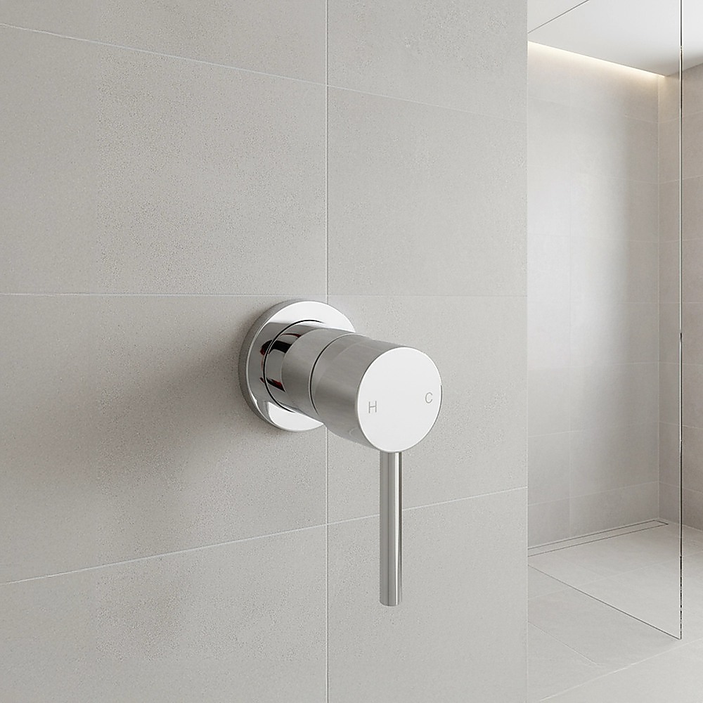 Single Round Shower Bath Mixer Tap Bathroom WATERMARK Approved โ image 2